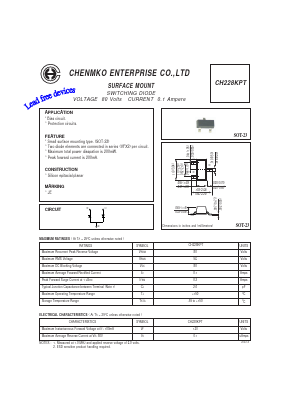 CH228KPT Datasheet PDF CHENMKO CO., LTD.