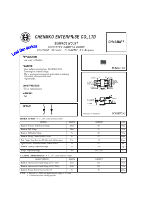 CH483KPT Datasheet PDF CHENMKO CO., LTD.