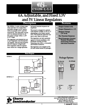 CS5206-5 Datasheet PDF Cherry semiconductor