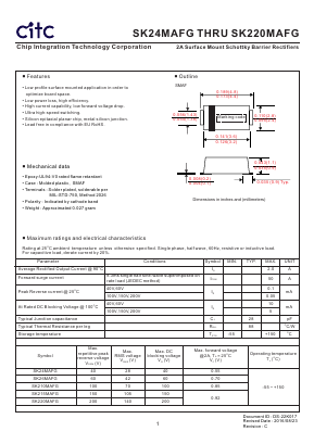 SK215MAFG Datasheet PDF Chip Integration Technology Corporation