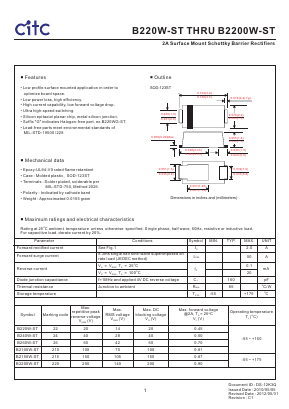 B240W-ST Datasheet PDF Chip Integration Technology Corporation