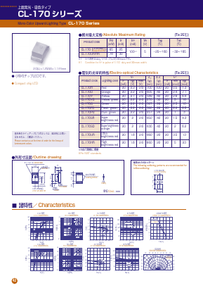 CL-170D Datasheet PDF CITIZEN ELECTRONICS CO., LTD.