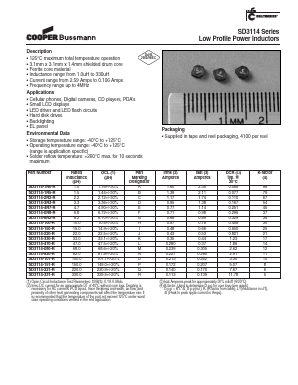 SD3114-6R8-R Datasheet PDF Cooper Bussmann, Inc.