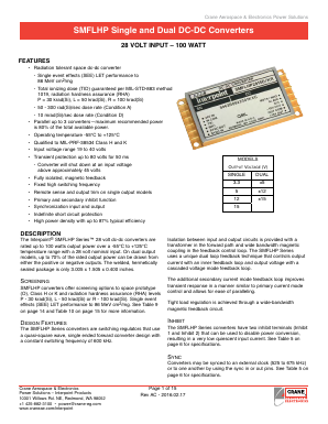 SMFLHP2805D/KR Datasheet PDF Crane Aerospace and Electronics.