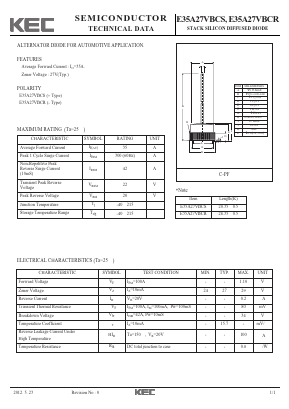 E35A27VBCR Datasheet PDF Crystek Corporation
