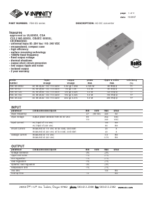 FSK-S5-24U Datasheet PDF CUI INC