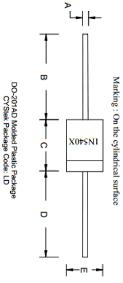 1N540XLD Datasheet PDF Cystech Electonics Corp.