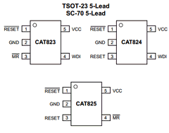 CAT823 Datasheet PDF Catalyst Semiconductor => Onsemi