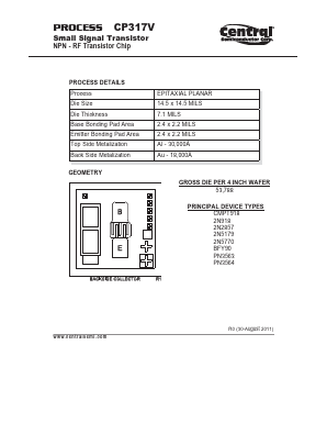 PN3564 Datasheet PDF Central Semiconductor