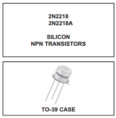 2N2218 Datasheet PDF Central Semiconductor