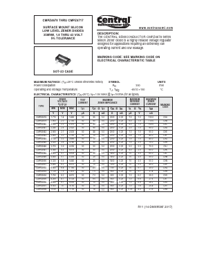CMPZ4698 Datasheet PDF Central Semiconductor