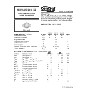 2N4915 Datasheet PDF Central Semiconductor