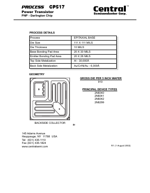 CP517 Datasheet PDF Central Semiconductor
