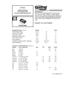 CZT3090L Datasheet PDF Central Semiconductor