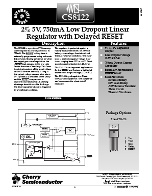CS8122YTHA5 Datasheet PDF Cherry semiconductor