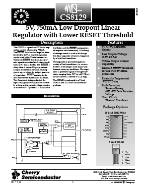 CS8129 Datasheet PDF Cherry semiconductor