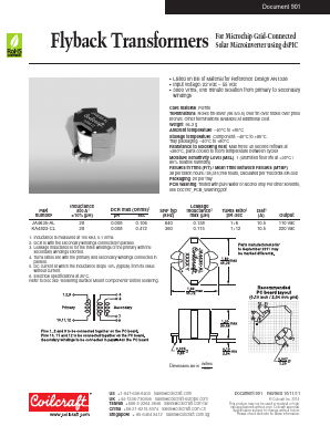 KA4823-CL Datasheet PDF Coilcraft Inc