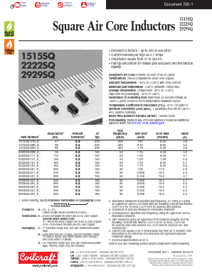2222SQ-221GEB Datasheet PDF Coilcraft Inc