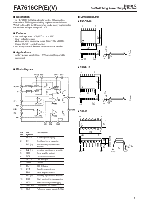FA7616CP Datasheet PDF Collmer Semiconductor