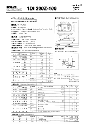 1DI200Z-100 Datasheet PDF Collmer Semiconductor