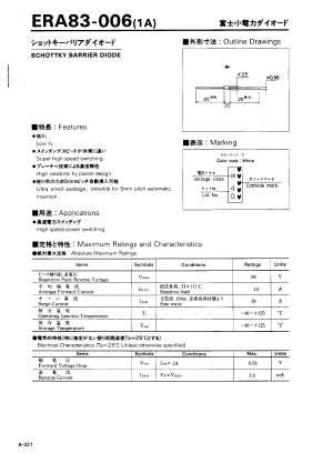 ERA83-006 Datasheet PDF Collmer Semiconductor