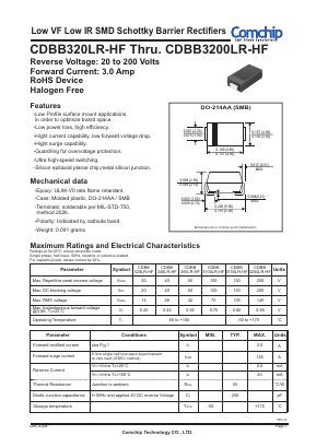 CDBB320LR-HF Datasheet PDF ComChip