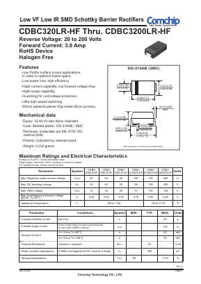 CDBC320LR-HF Datasheet PDF ComChip