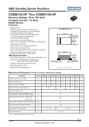 CDBM180-HF Datasheet PDF ComChip