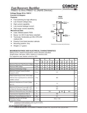 FR606-G Datasheet PDF ComChip
