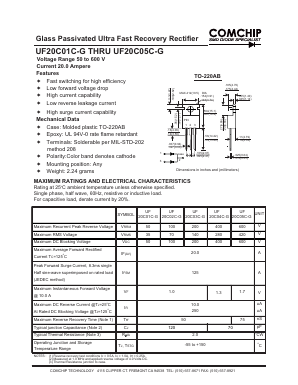 UF20C03C-G Datasheet PDF ComChip