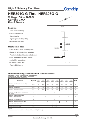 HER302G-G Datasheet PDF ComChip