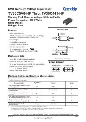 TV30C100J-HF Datasheet PDF ComChip