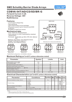 CDBV6-54T-G Datasheet PDF ComChip