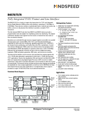 BT8376KP Datasheet PDF Conexant Systems