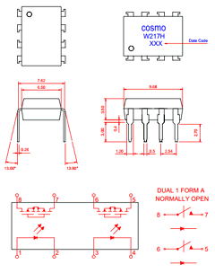 KAQW217H Datasheet PDF COSMO Electronics
