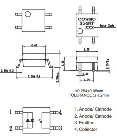 KPC354NT Datasheet PDF COSMO Electronics