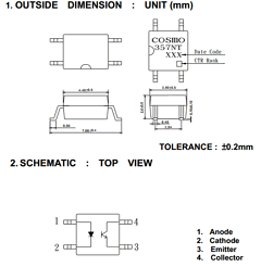 KPC357NT Datasheet PDF COSMO Electronics