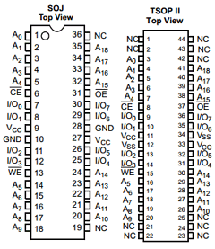 CY7C1049CV33-10VXC Datasheet PDF Cypress Semiconductor