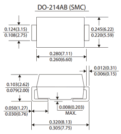 SMCJ9.0A Datasheet PDF Daesan Electronics Corp.