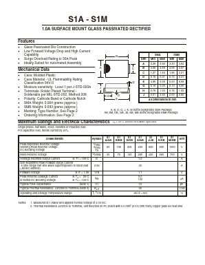 S1A-S1M Datasheet PDF Daya Electric Group Co., Ltd.