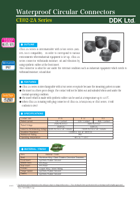 CE02-2A20-29PXS-D Datasheet PDF DDK Ltd.