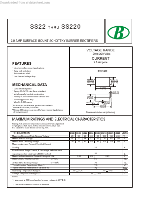 SS220 Datasheet PDF Nanjing International Group Co