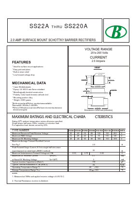 SS22A Datasheet PDF Nanjing International Group Co