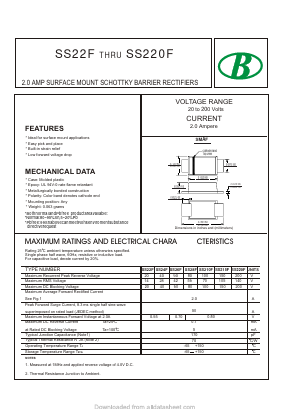 SS22F Datasheet PDF Nanjing International Group Co