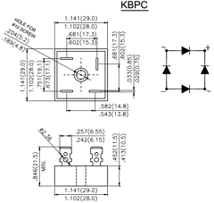 KBPC5002 Datasheet PDF DIYI Electronic Technology Co., Ltd.