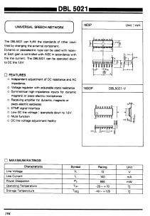 DBL5021 Datasheet PDF Daewoo Semiconductor