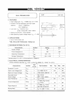 DBL1012 Datasheet PDF Daewoo Semiconductor