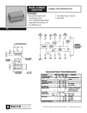 DHD01988 Datasheet PDF DAICO Industries