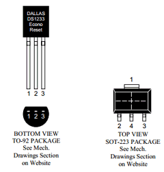DS1233 Datasheet PDF Dallas Semiconductor -> Maxim Integrated