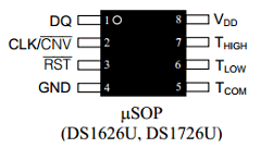DS1726U/TR Datasheet PDF Dallas Semiconductor -> Maxim Integrated
